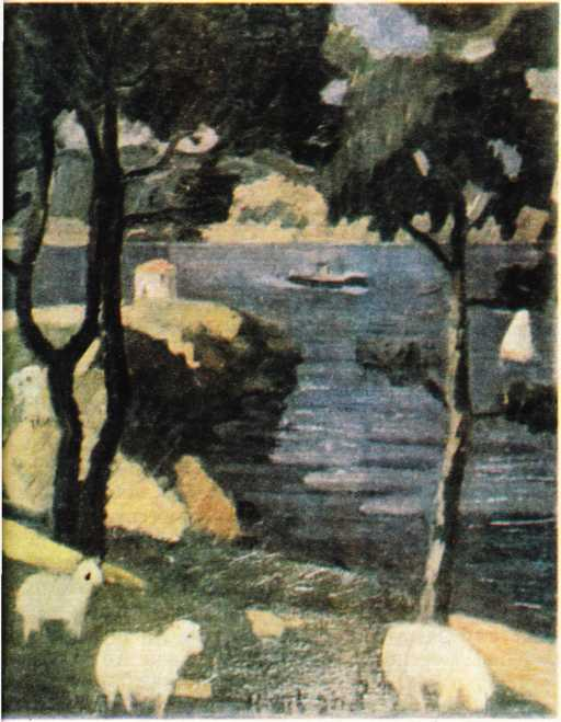 Hamit Görelenin Adalar adlı tablosu