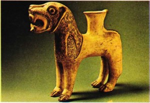 İ.Ö. 1800'den kalma bir içki kabı.