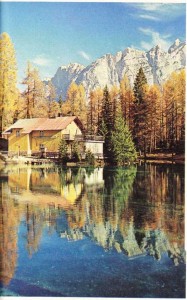 Cortina d ’A mpezzo ’nun kuzeydoğusunda Ghedina gölü