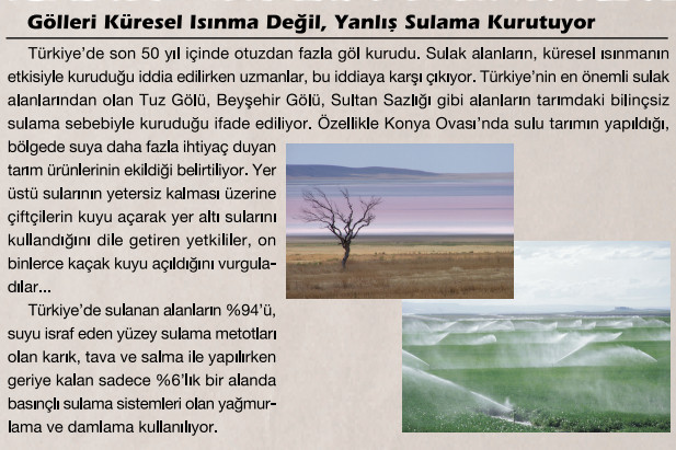 doğal kaynakları korumak için