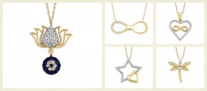 altın ve gümüş kolye