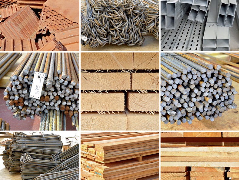 çeşitli yalıtım malzemeleri