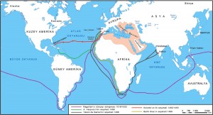 Coğrafi keşifler haritası