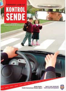 hoşgörü trafik afişi