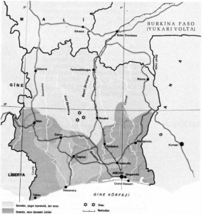 fildişi kıyısı haritası