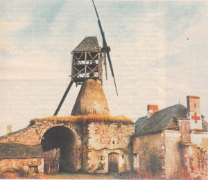 Anjouda (Maine-et-Loire) bir yeldLeğirmeni. 