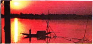 Dakka'nın güneyinde, deltadan bir görünüş