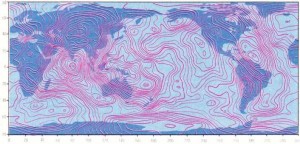 Yarım büyük ekseni a=6 378 155 m ve basıklığı 1/298 255 olan bir elipsoidin üstündeki jeoyidin yükseklikleri. 1976'da Fransız ve Alman araştırmacılarının işbirliğiyle elde edilen bu jeoyidin kesinliği 10 metrenin üstündedir.