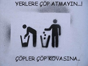 dikkat çöp atma