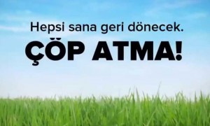 yerlere çöp atma
