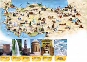 Ülkemizin önemli doğal varlıkları ve kültürel ögeleri zihin haritası
