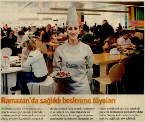 ramazan sağlıklı beslenme haberi