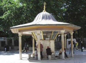 şadırvanlar abdest almak için yapılmıştır