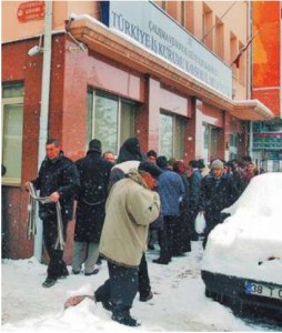 Türkiye iş kurumunda iş arayanlar