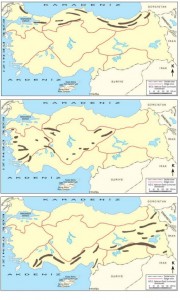 bölgeler arası dağların benzerlikleri