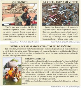 ülkemizde ve dünyada deprem haberleri