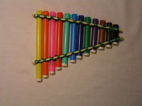 basit araç ve gereçlerle üflemeli müzik aleti