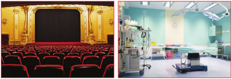 ses yalıtılmış sinema ve ameliyathane