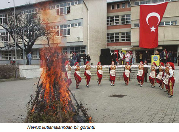 nevruz kutlamalarından bir görüntü