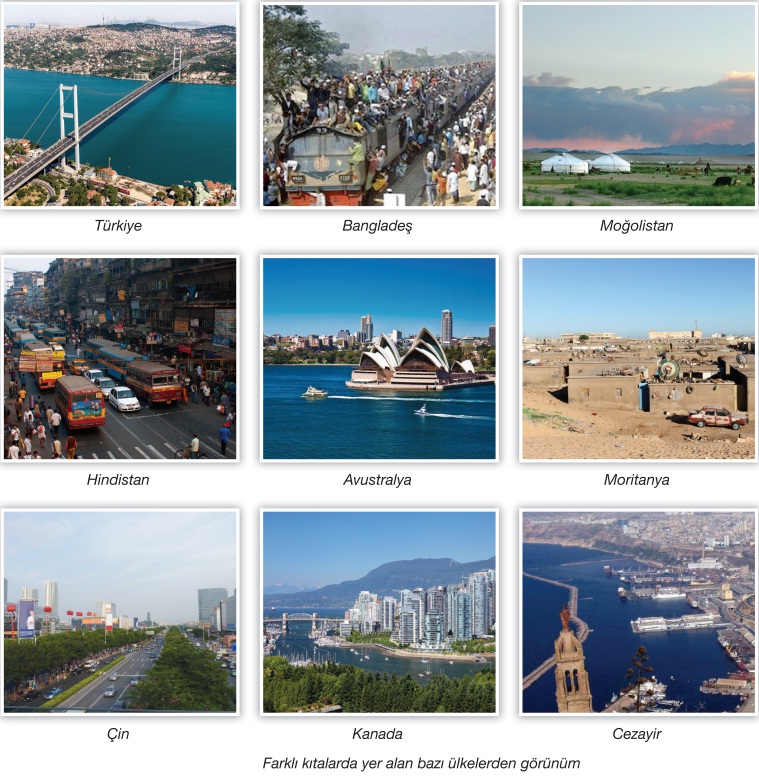 ülkelerde nüfus ve ekonomik faaliyetler