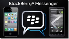 blackberry messenger android ve iosta