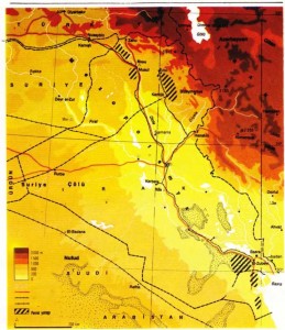 Irak Fiziki Haritası