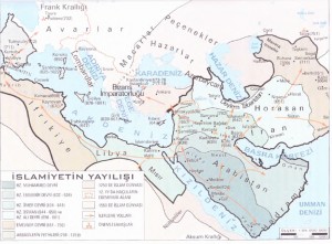 İslamiyetin yayılış haritası