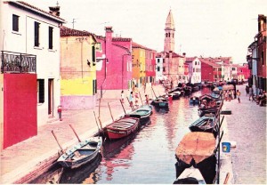 Venedik'te Murano adasından görünüş.