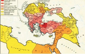 osmanlı genişleme haritası