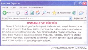 osmanlı ve kültür