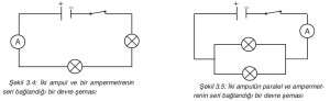 seri ve paralel bağı devre şeması