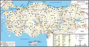Türkiye tarım haritası