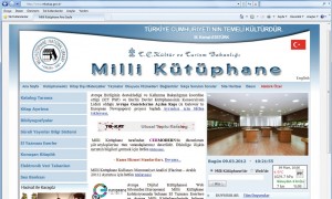 milli kütüphane internet sitesi