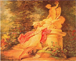 Fragonard'ın aşk acıları tablosu