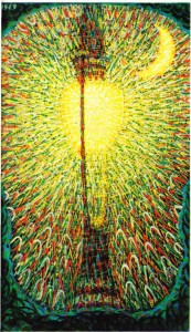 Giacomo Balla'nın Ark Lambası (1909) adlı tablosu.