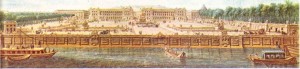 Jacques Ange Gabriel, Versailles’da Opera ve Küçük Trianon'u, Paris 'te de Askeri Okul ile günümüzde Concorde alanı olarak bilinen Louis XV alanını yaptı; Perignon'un yaptığı bu guuaş çalışmasında, Concorde alanının Concorde köprüsünün yapımından (1787-1790) önceki durumu görülüyor.