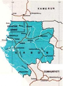 gabon haritası