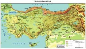 Türkiye iklim haritası