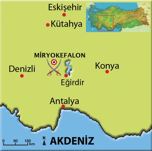 Miryokefalon Savaşının yeri