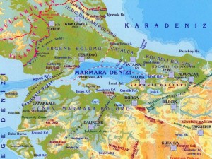 marmara bölgesi tanıtıcı afiş için harita