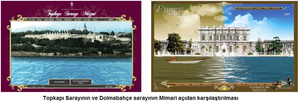 topkapi sarayi ve dolmabahce sarayi