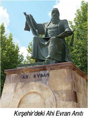 ahi evran anıtı