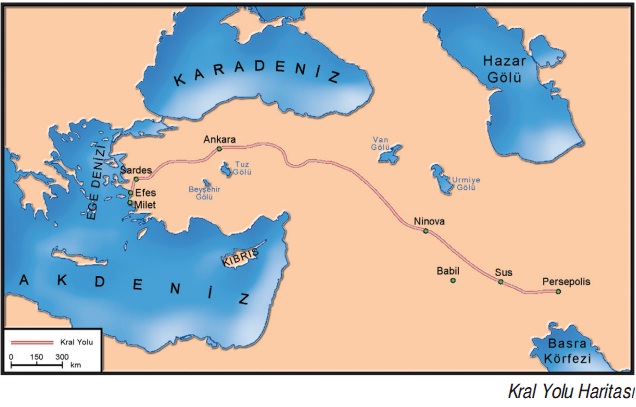 kral yolu haritası örneği