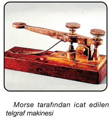 morse tarafından icat edilen telgraf