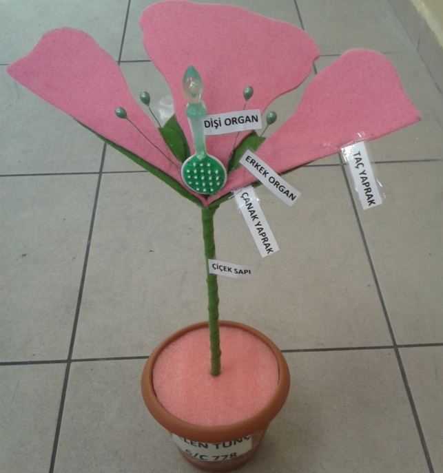 çiçek yapım modeli