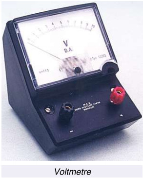 voltmetre gerilimi ölçer